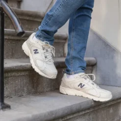 New Balance 408 heren sneaker beige Discount