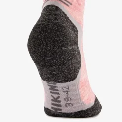 Osaga 2 paar dames wandelsokken roze grijs New