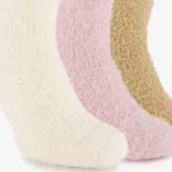 Scapino 3 paar fluffy dames huissokken New