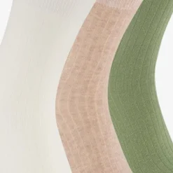 Scapino 3 paar heren rib sokken groen oranje Best