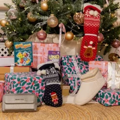 Scapino 1 paar kinder kerst huissokken met poppetje New