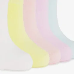 Scapino 5 paar kinder sneakersokken roze geel Clearance