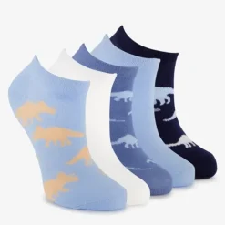 Scapino 5 paar kinder sneakersokken met dino Discount
