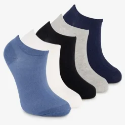 Scapino 5 paar kinder sneakersokken blauw Sale