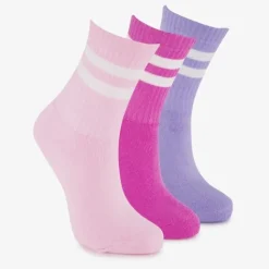 Scapino 3 paar kinder sportsokken roze paars Hot