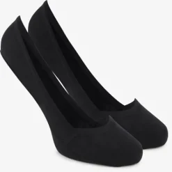 Scapino 2 paar lage loafer sokken zwart New