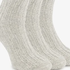 Mountain Peak 3 paar Noorse sokken lichtgrijs Discount