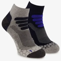 Osaga 2 paar wandelsokken blauw grijs Best
