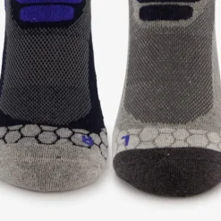 Osaga 2 paar wandelsokken blauw grijs Best