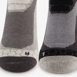 Osaga 2 paar wandelsokken grijs zwart Outlet