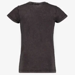 TwoDay Acid wash meisjes T-shirt met opdruk