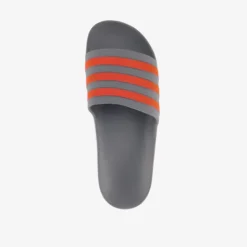 Adidas Adilette Aqua heren badslippers grijs rood Outlet