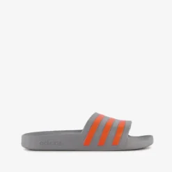 Adidas Adilette Aqua heren badslippers grijs rood Outlet