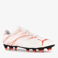 Puma Attacanto FG heren voetbalschoenen wit rood Outlet