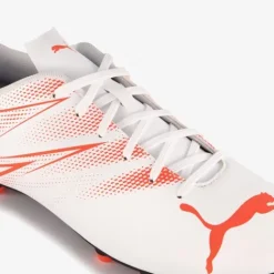 Puma Attacanto FG heren voetbalschoenen wit rood Outlet