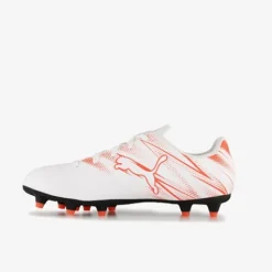 Puma Attacanto FG kinder voetbalschoenen wit rood New