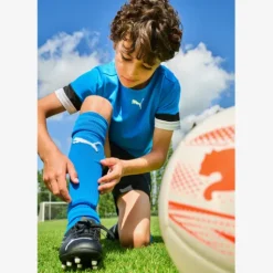 Puma Attacanto II MG kinder voetbalschoenen zwart wit Clearance