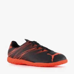 Puma Attacanto IT kinder zaalschoenen zwart rood Outlet