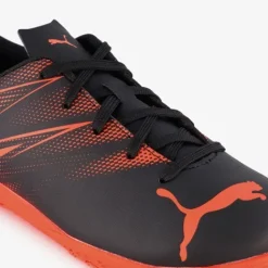 Puma Attacanto IT kinder zaalschoenen zwart rood Outlet