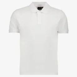 Unsigned Basic heren polo wit Clearance