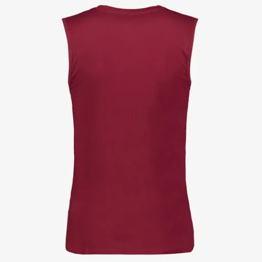 Unsigned Basic heren singlet bordeauxrood Hot