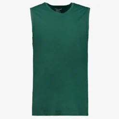 Unsigned Basic heren singlet groen New