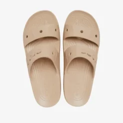 Crocs Baya Platform dames slippers beige Outlet