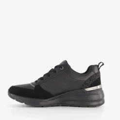 Skechers Billion Subtle Sports dames sneakers zwart Clearance