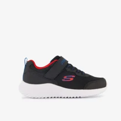 Skechers Bounder kinder sneakers zwart rood Hot