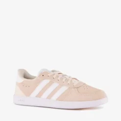 Adidas Breaknet suede dames sneakers roze wit Outlet