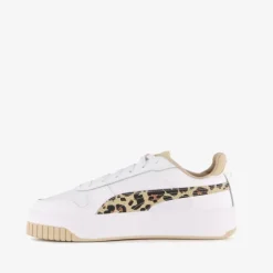 Puma Carina Street Animal Flair dames sneakers wit beige Clearance
