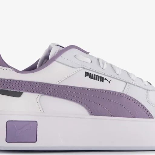 Puma Carina Street dames sneakers wit paars Online