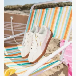 Puma Club II dames sneakers wit roze New