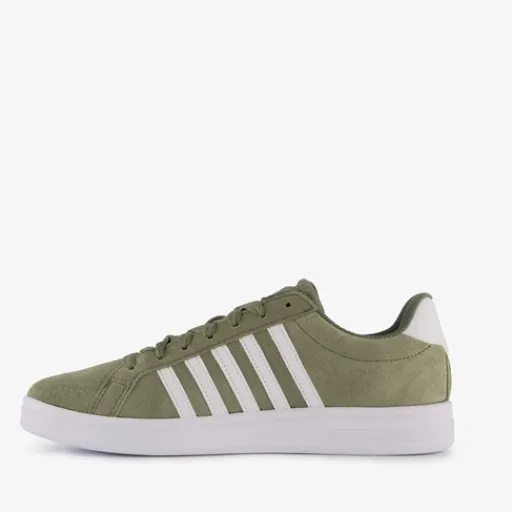 K-Swiss Court Tiebreak suede heren sneakers groen New