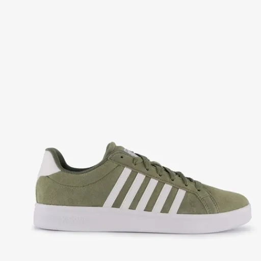 K-Swiss Court Tiebreak suede heren sneakers groen New