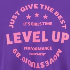 Osaga Cropped meisjes sport T-shirt paars Outlet