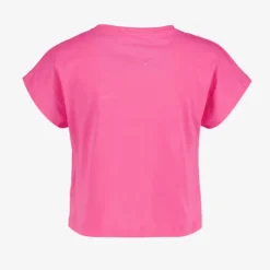 Name it Cropped meisjes T-shirt roze Hot