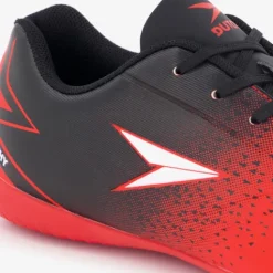 Dutchy Cross IC kinder zaalschoenen zwart rood New