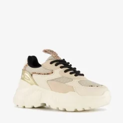 Blue Box Dad sneakers meisjes beige goud Outlet