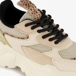 Blue Box Dad sneakers meisjes beige goud Outlet