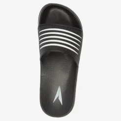 Dutchy Dames badslippers zwart wit Best