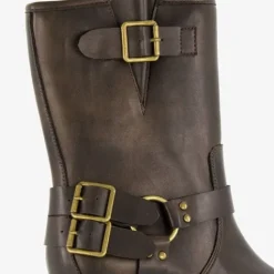Blue Box Dames biker boots bruin Sale