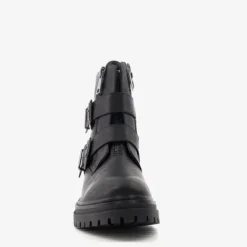 Blue Box Dames biker boots met ritsen zwart Best