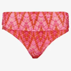 Osaga Dames bikinibroekje met overslag print roze Discount