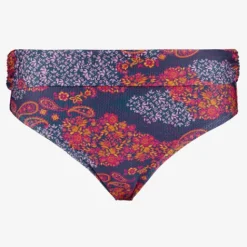 Osaga Dames bikinibroekje met overslag print blauw Hot