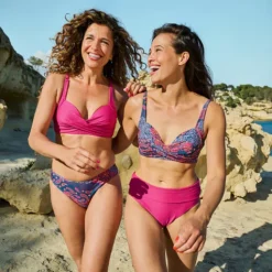 Osaga Dames bikinibroekje met overslag roze Clearance