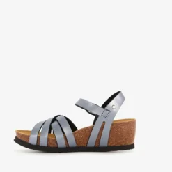 Hush Puppies Dames bio sleehak sandalen grijs Clearance