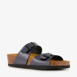 Hush Puppies Dames bio slippers met sleehak zwart Hot