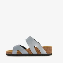 Hush Puppies Dames bio slippers met sleehak grijs Sale