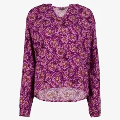 TwoDay Dames blouse met paisley print paars Hot